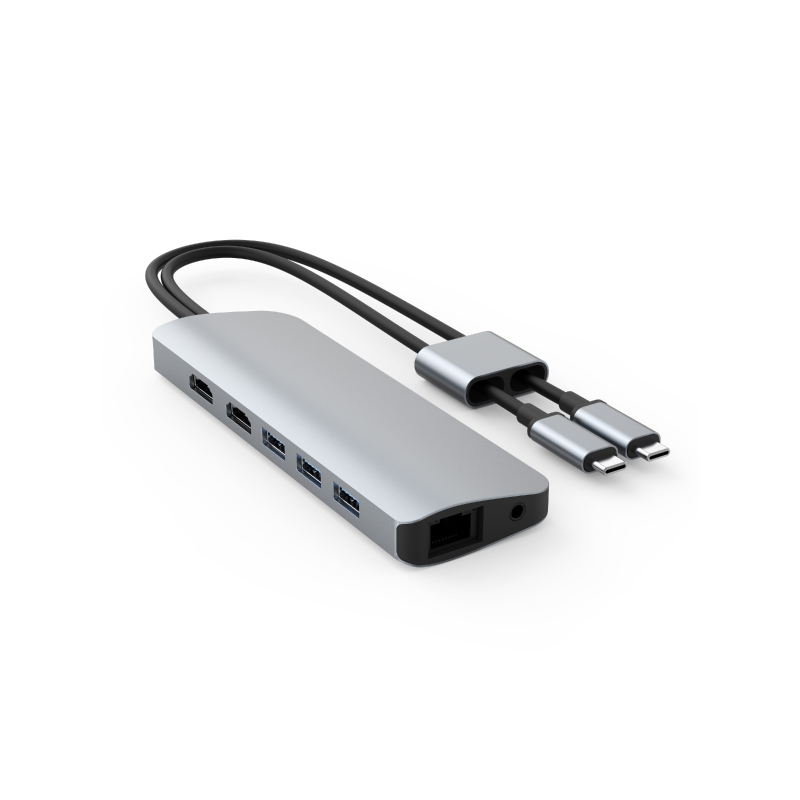 ตัวแปลง Hyper HyperDrive VIPER 10-in-2 USB-C Hub Silver