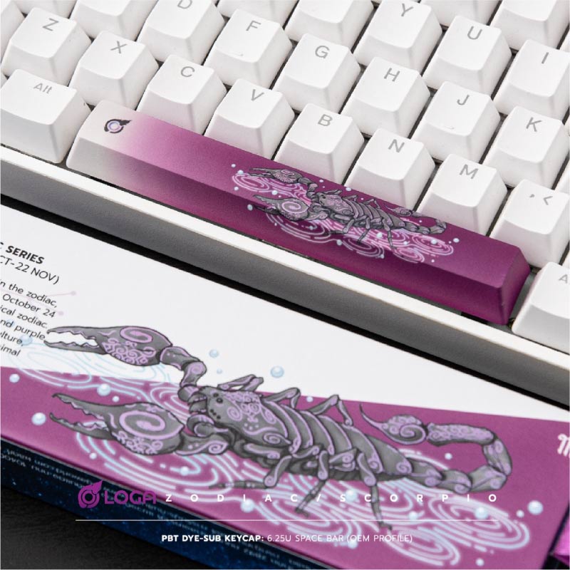 คีย์แคป Loga Zodiac Series Scorpio Keycaps