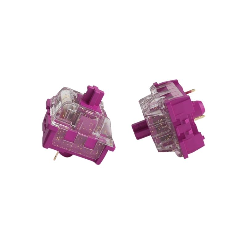 ชุดสวิตช์ Akko CS Wine Red 3 Pin Lubed Switch Set [Linear] (45 Pieces)