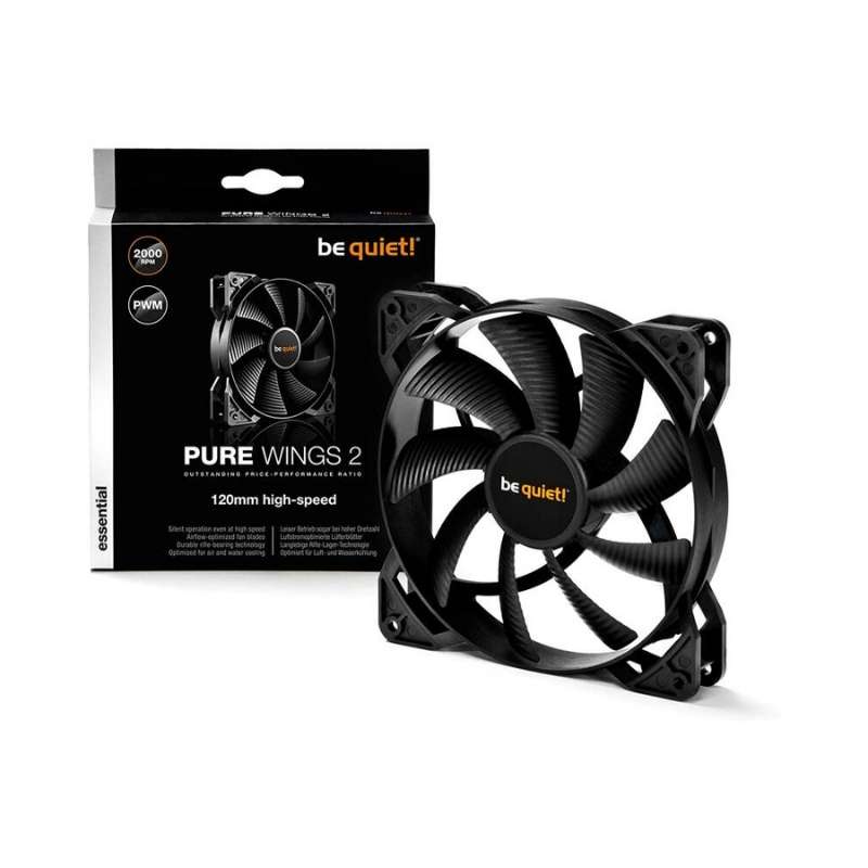 พัดลมระบายความร้อน Be Quiet PURE WINGS 2 120mm PWM High-Speed Cooling Fan