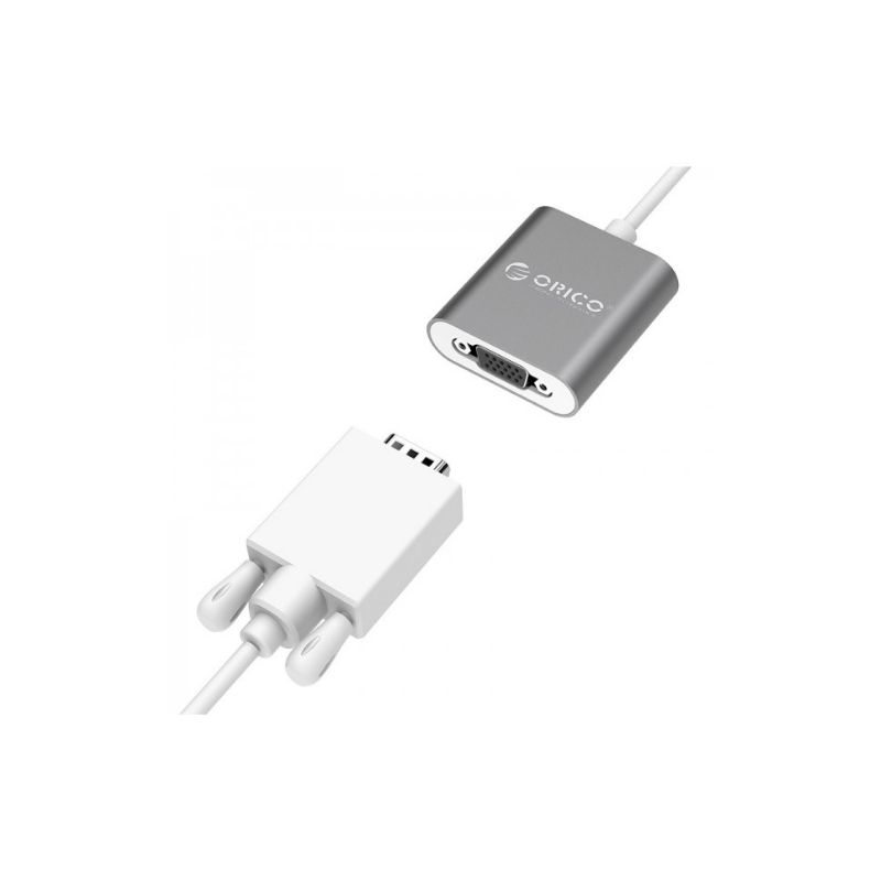 ตัวแปลง ORICO RCV USB C Adapter 15cm Silver Gray