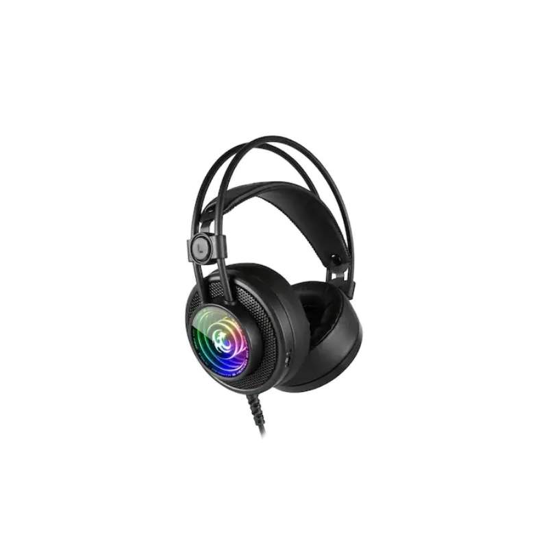 หูฟัง Tsunami M12 7.1 Software Surround Sound RGB Gaming Headset Black