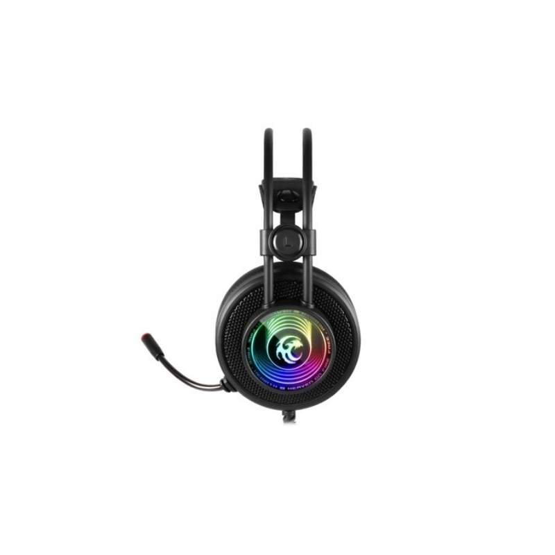 หูฟัง Tsunami M12 7.1 Software Surround Sound RGB Gaming Headset Black