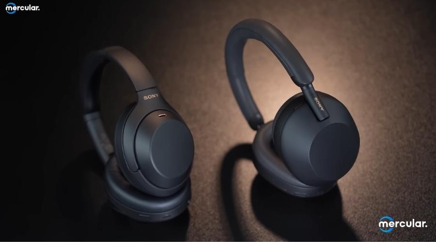 เปรียบเทียบรูปร่างหน้าตา Sony WH-1000XM5 vs Sony WH-1000XM4