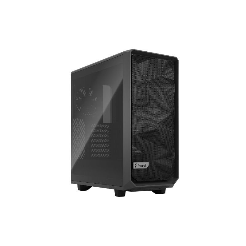 เคส Fractal Design Meshify 2 Compact Gray Light Tempered Glass Computer Case