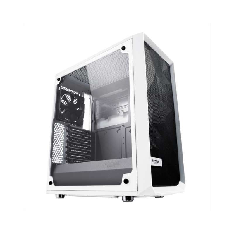 เคส Fractal Design Meshify C White Tempered Glass Computer Case