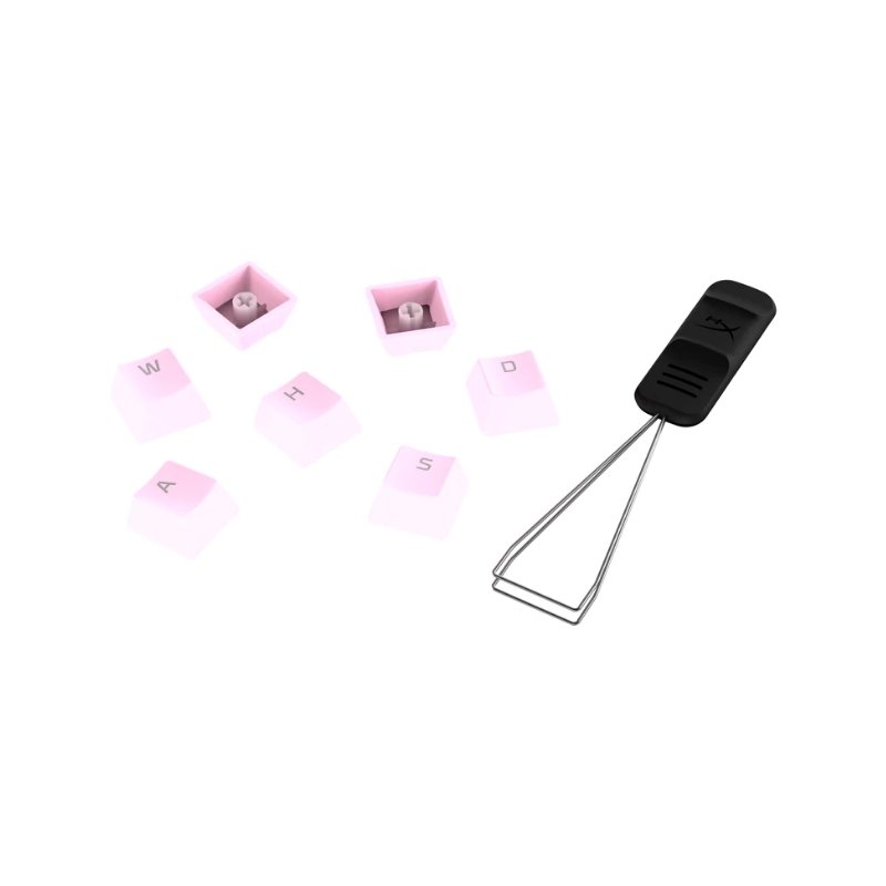 คีย์แคป HyperX Full key Set PBT 104 Keys Keycap (EN) Pink 4