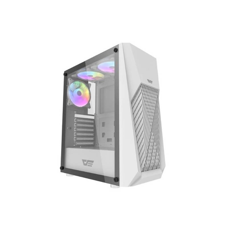 iHAVECPU Intel Core i3-10100F GTX 1050 Ti Set 93 Computer Set DARKFLASH DK150 White