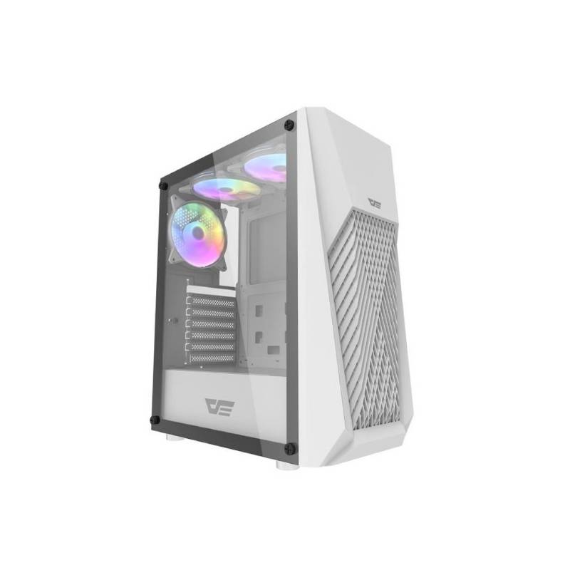 iHAVECPU Ryzen 5 3600 RX 6600 Set 84 Computer Set DARKFLASH DK150 White