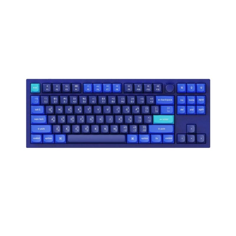 คีย์บอร์ด Keychron Q3 Knob Hot Swappable Mechanical Keyboard (EN/TH) Blue Type B Brown Switch