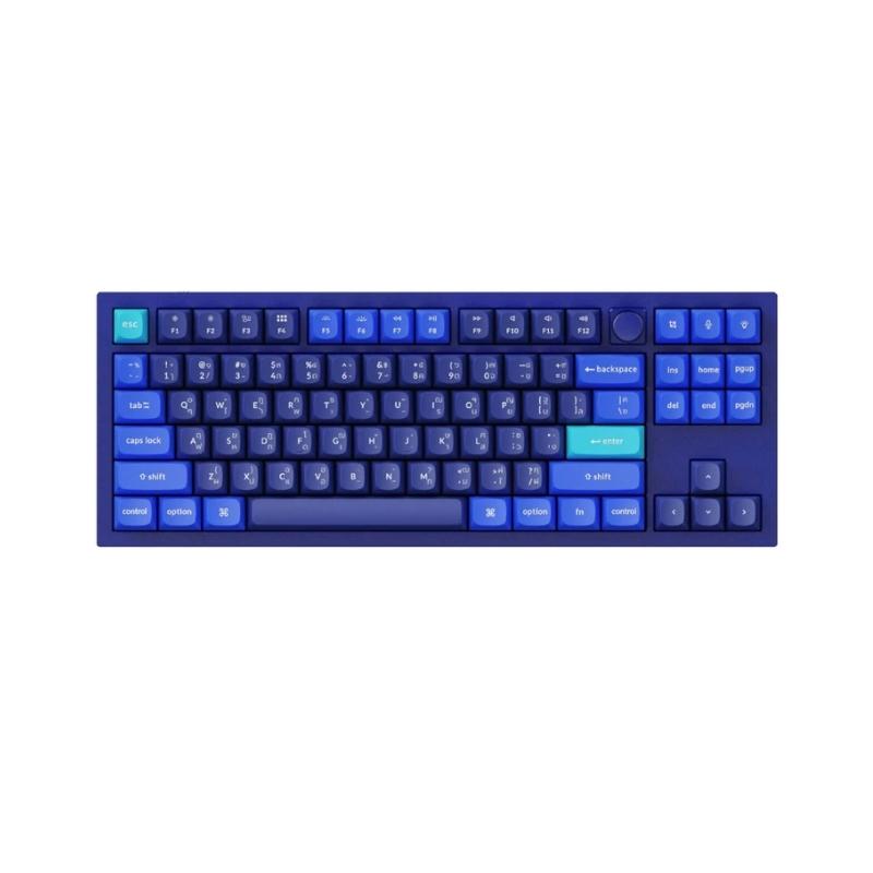 คีย์บอร์ด Keychron Q3 Knob Hot Swappable Mechanical Keyboard (EN/TH) Blue Type B Brown Switch 2