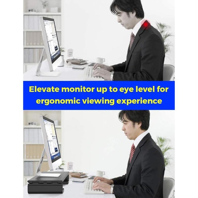 ชั้นวางจอ Mono Dsign MONO Desktop Monitor Stand Black