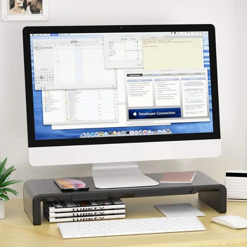 ชั้นวางจอ Mono Dsign MONO Desktop Monitor Stand Black 3