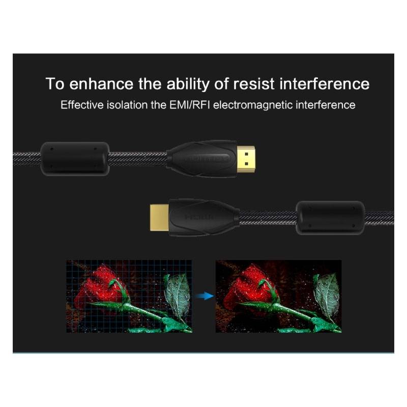 สายสัญญาณ Vention HDMI to HDMI (V1.4) Cable 10m