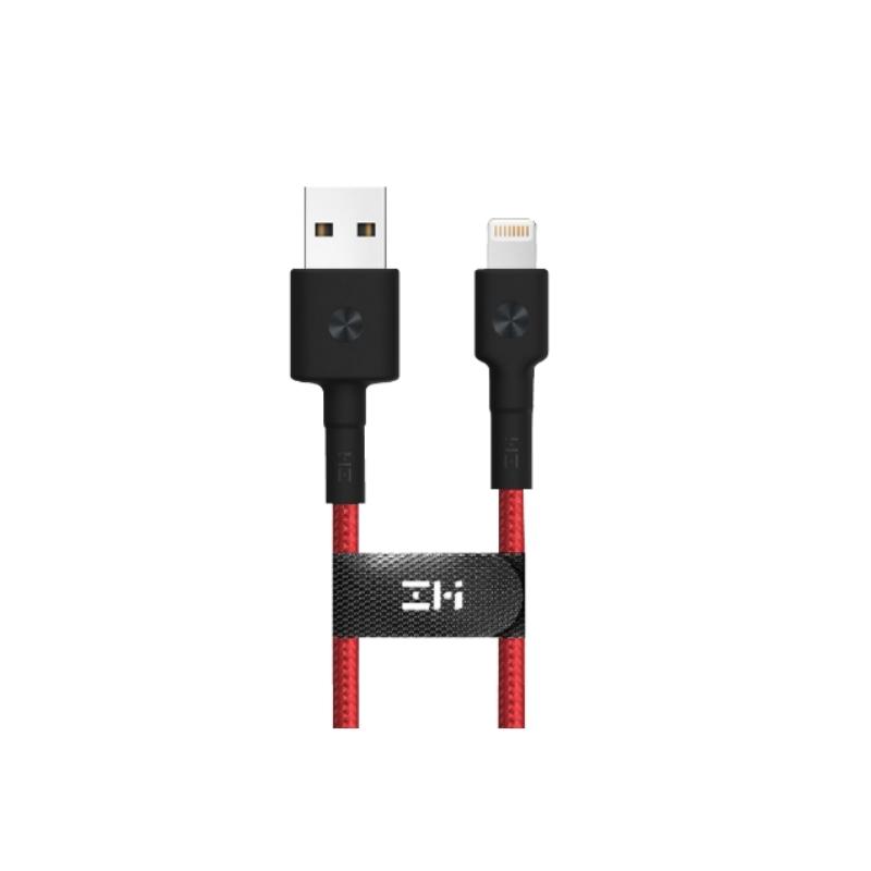 สายชาร์จ ZMI AL881 Lightning Charging Cable 2m Red
