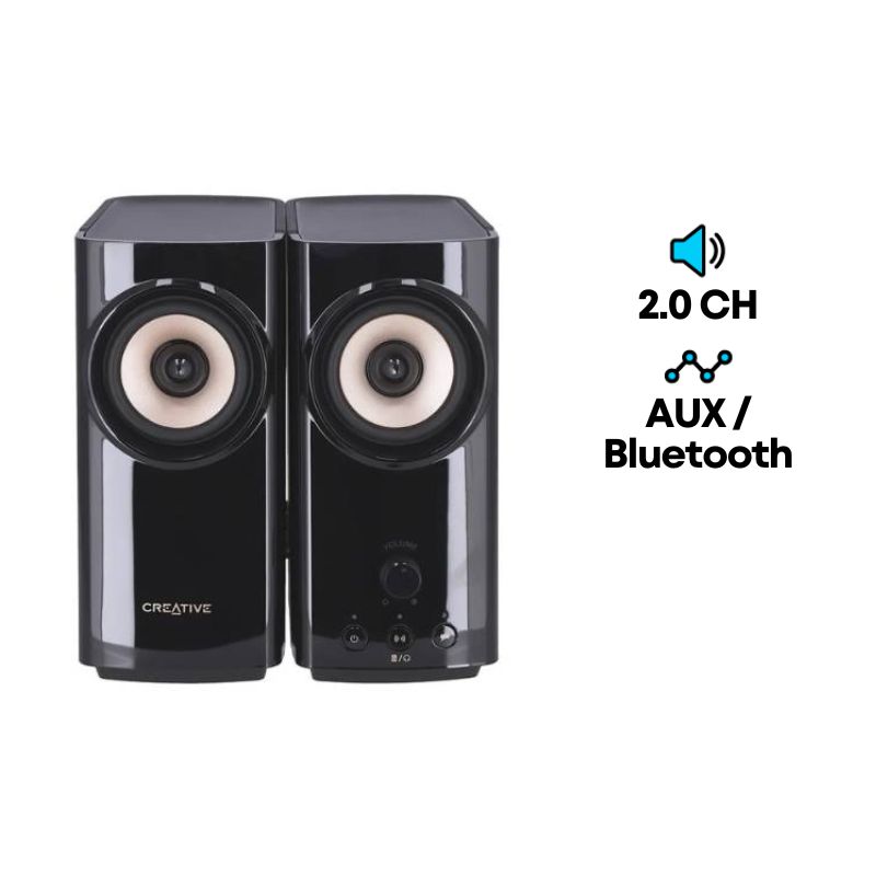 ลำโพง Creative T60 Computer Speaker Black