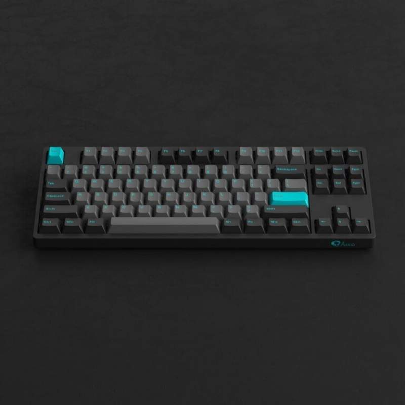 คีย์บอร์ด Akko 3087 Plus Black&Cyan Mechanical Keyboard (EN) Akko Wine Red