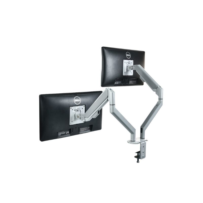 bewell-ergonomic-dual-monitor-arm-grey-back-left