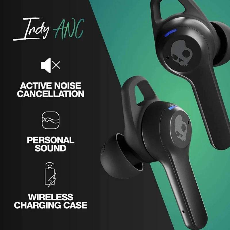 หูฟัง Skullcandy Indy ANC True Wireless True Black