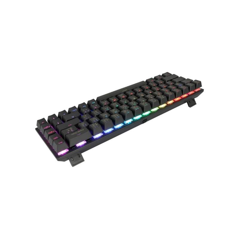 คีย์บอร์ด Tsunami MK-68 Mechanical Gaming Keyboard (EN/TH) Graphite Gray Blue Switch