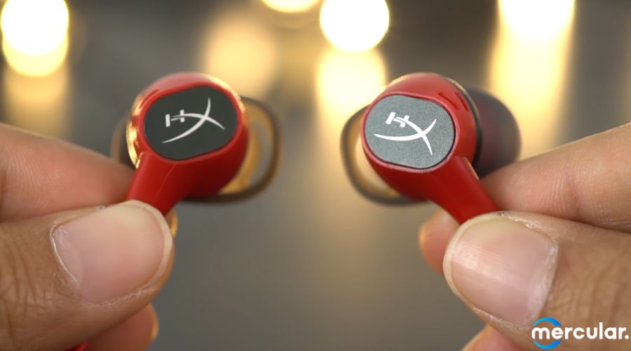 หูฟัง HyperX Cloud Earbud โลโก้