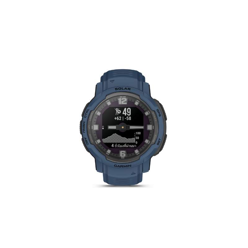 นาฬิกา Garmin Instinct Crossover Solar Smart Watch Tidel Blue