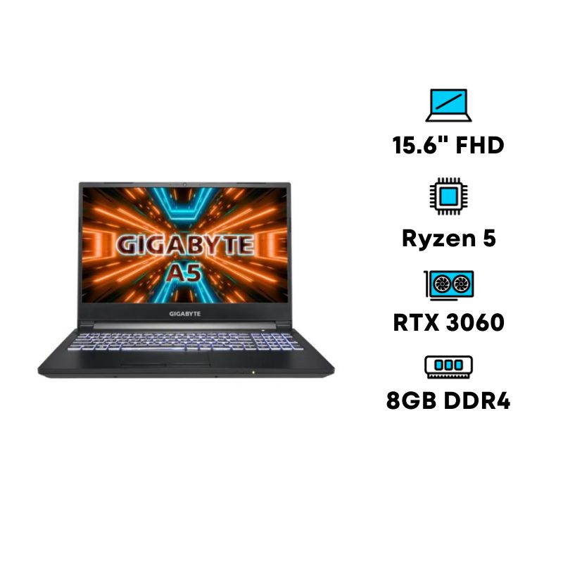 โน๊ตบุ๊ค Gigabyte A5 K1-ATH1030SB Gaming Notebook