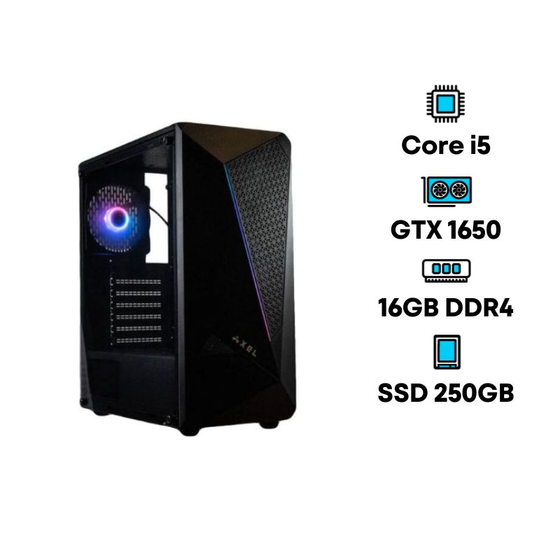 iHAVECPU x Mercular Intel Core i5-12400F GTX 1650 Player Set 2 Computer Set