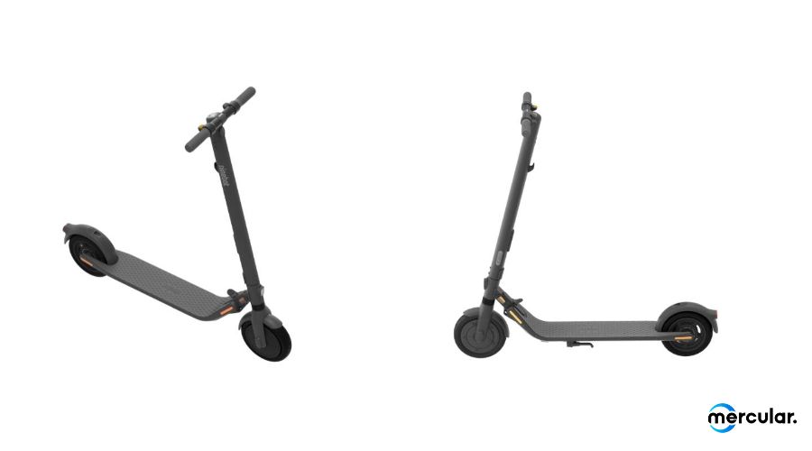 สกู๊ตเตอร์ไฟฟ้า Ninebot KickScooter E25A Electric Scooter top side left