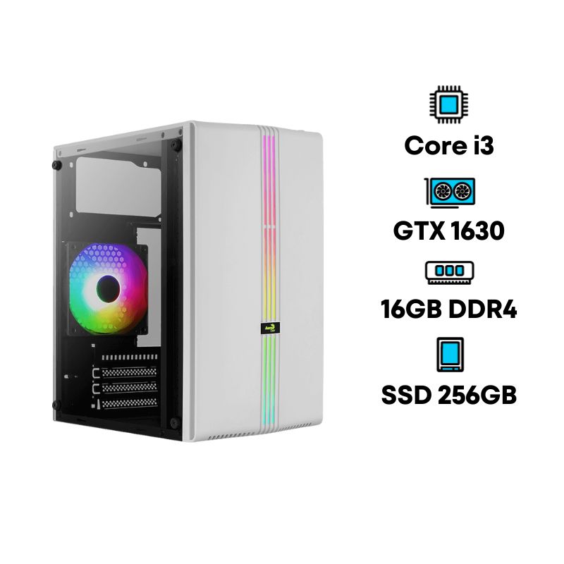 iHAVECPU x Mercular Intel Core i3-10105F GTX 1630 Work Set 3 Computer Set