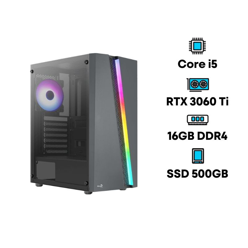 iHAVECPU x Mercular Intel Core i5-13400F RTX 3060 Ti Play Set 9 Computer Set