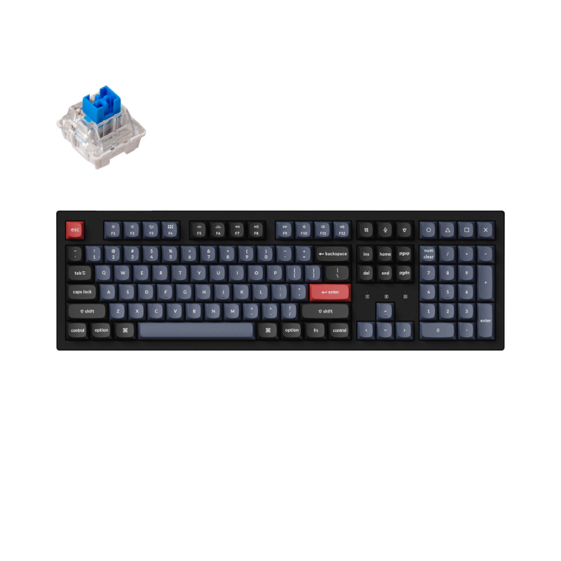 คีย์บอร์ด Keychron K10 Pro Wireless Mechanical Keyboard (EN) Blue Switch