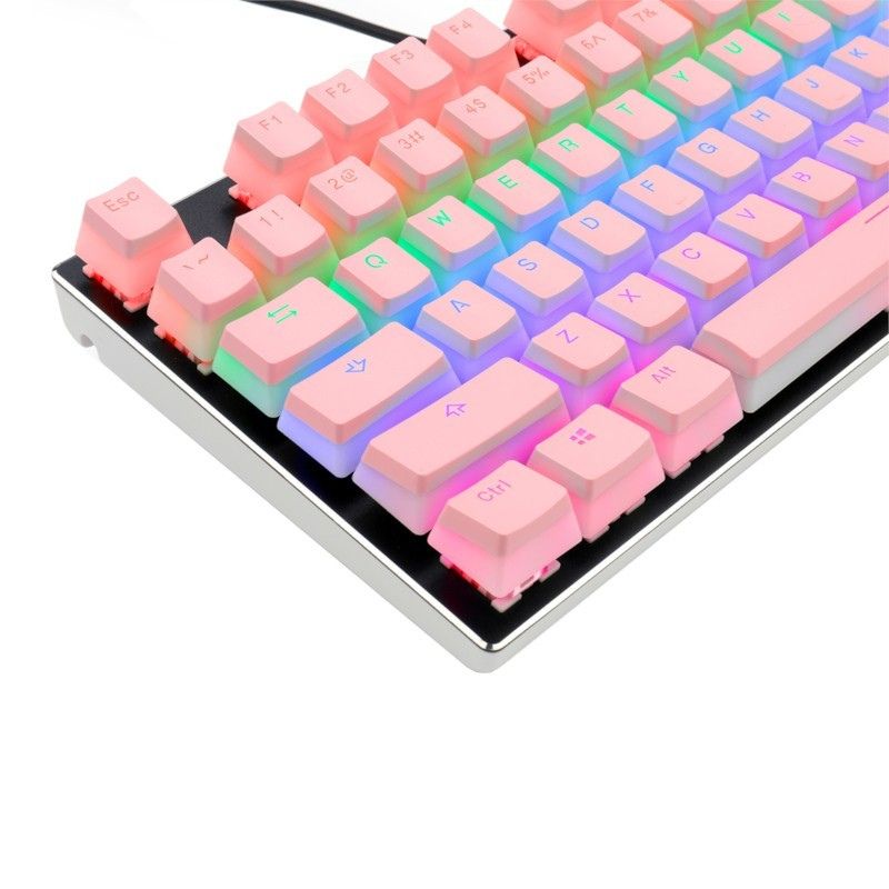 คีย์แคป Redragon A130 Pudding 104 Keys Keycap (EN) Pink 4