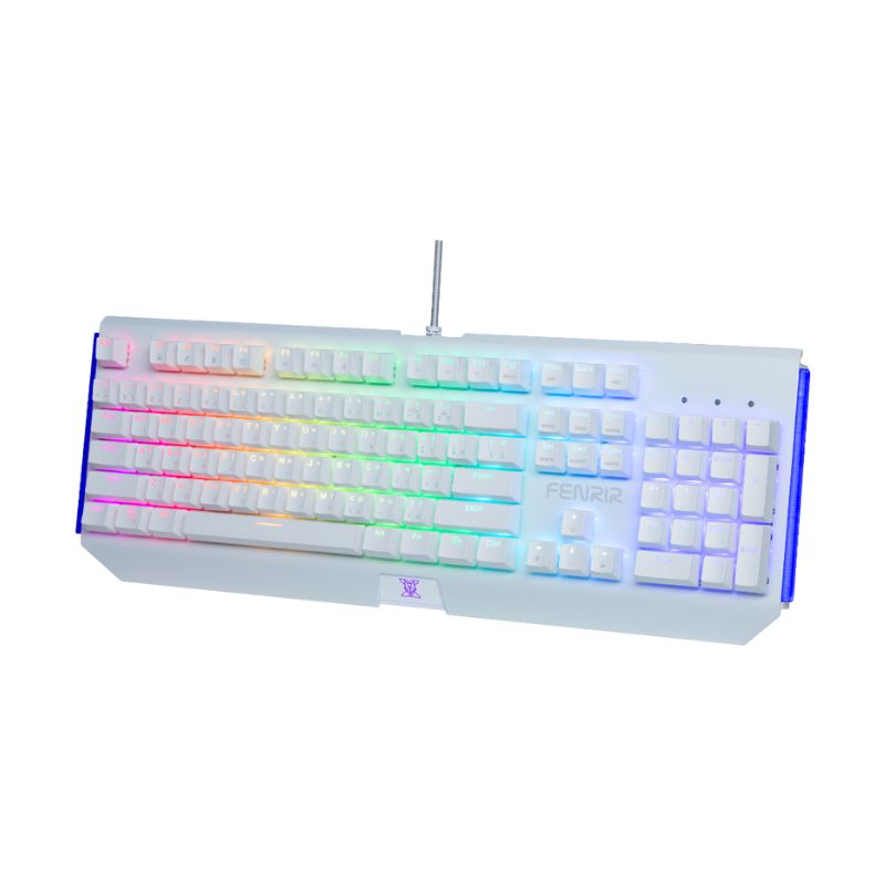 คีย์บอร์ด Nubwo X27 Fenrir CIY Mechanical Gaming Keyboard (EN/TH) White + Blue Switch 3