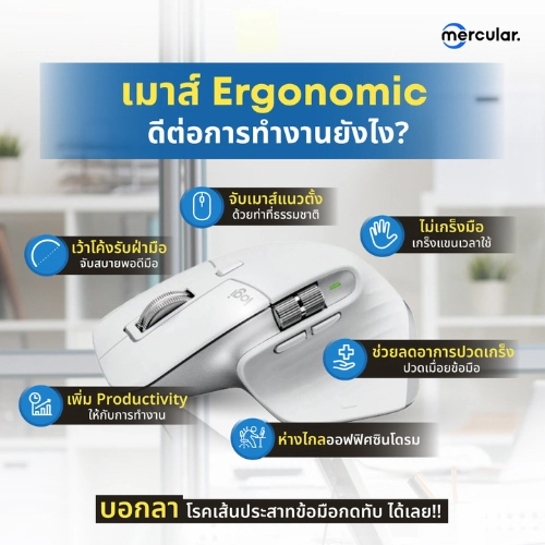 เมาส์ Ergonomic ช่วยยังไง