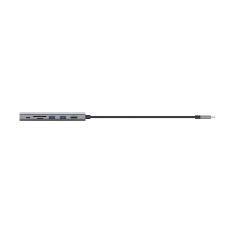 ตัวแปลง Belkin Connect 7-in-1 Multiport Adapter USB-C Hub Grey INC009btSGY