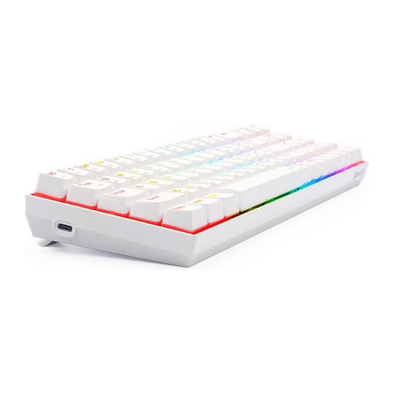 คีย์บอร์ด Redragon K627 Zed Pro Wireless Mechanical Gaming Keyboard (EN/TH) White + Blue Switch