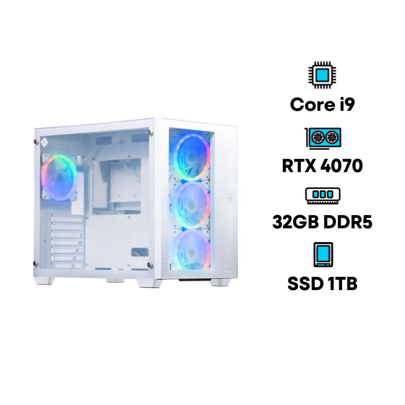 iHAVECPU x Mercular Intel Core i9-13900F RTX 4070 SoPro Set 36 Computer Set