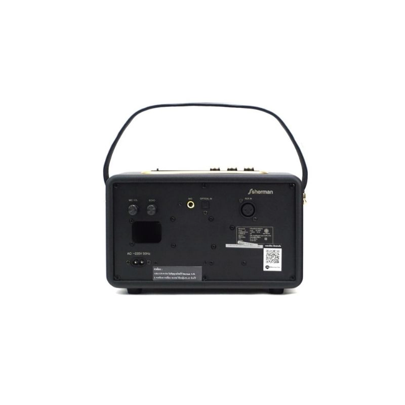 ลำโพง Sherman SB-22B2B+ Portable Speaker Black