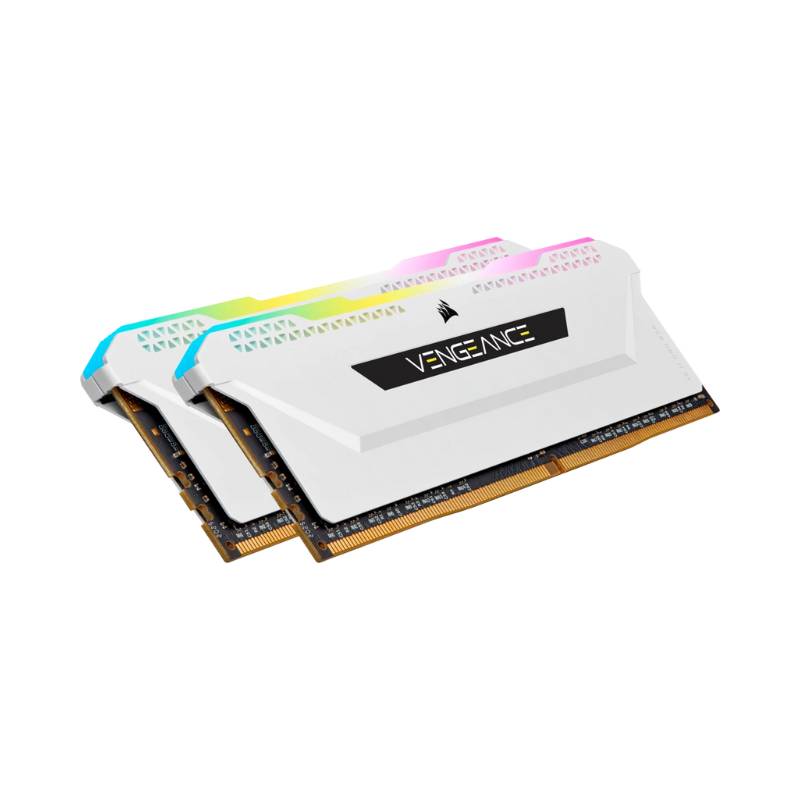 แรม Corsair VENGEANCE RGB PRO SL White DDR4 32GB (16GBx2) 3600MHz Ram 3