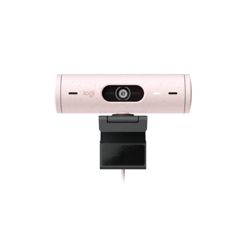 logitech-brio500-webcam-front-view-rose