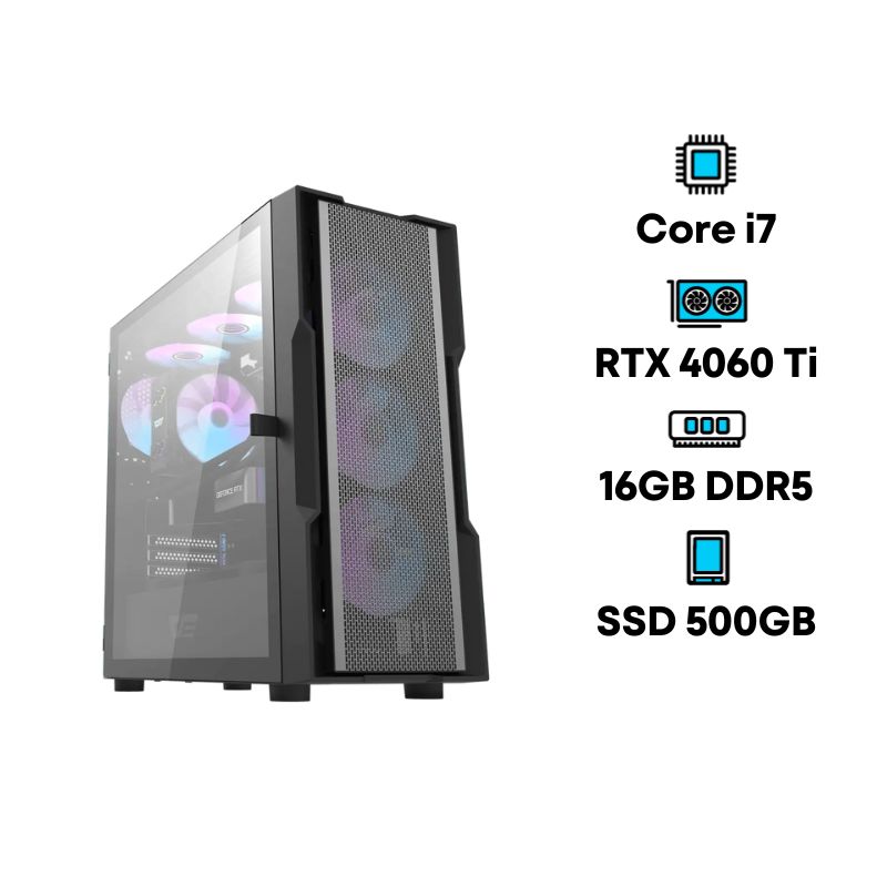 iHAVECPU x Mercular Intel Core i7-14700F RTX 4060 Ti Casual Play Set 15 Computer Set 1