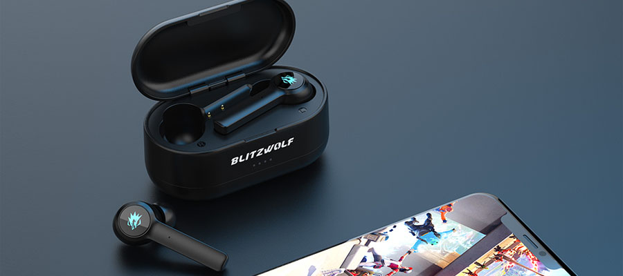 หูฟังไร้สาย Blitzwolf BW-FLB2 True Wireless การออกแบบ หูฟังไร้สาย Blitzwolf BW-FLB2 True Wireless การออกแบบ