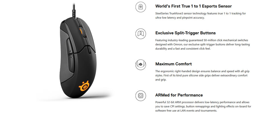 rival-310-02 เมาส์ SteelSeries Rival 310 RGB Gaming Mouse ซื้อ