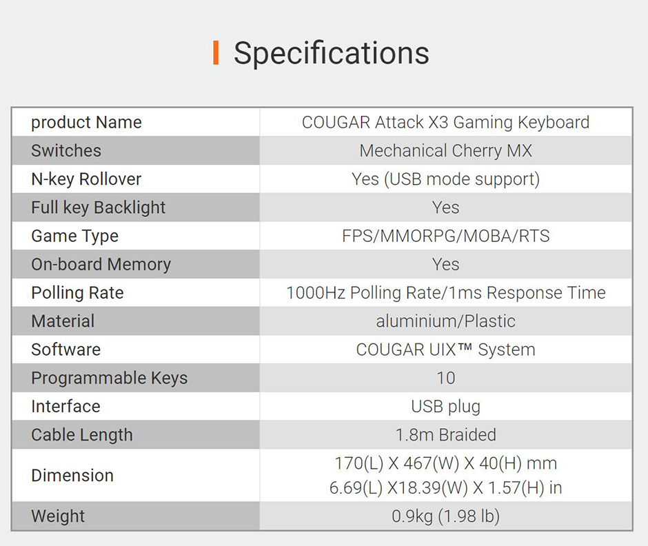 Courgar-attackx3-10-1-19-4 Cougar Attack X3 สเป็ค