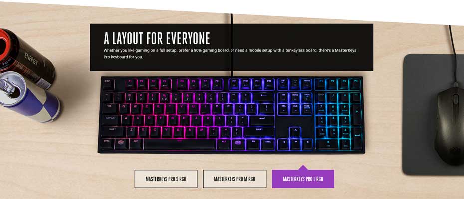 Pro-l-rgb-03 คีย์บอร์ด Cooler Master MasterKeys Pro L RGB Mechanical Keyboard Cherry MX Brown ขาย