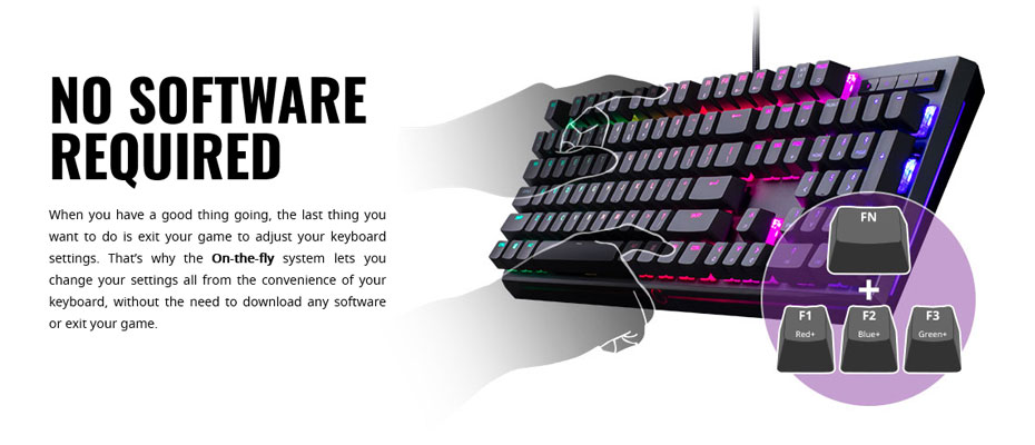 mk750-02 คีย์บอร์ด Cooler Master MK750 RGB Mechanical Keyboard Cherry MX Red ซื้อ