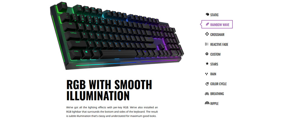 mk750-03 คีย์บอร์ด Cooler Master MK750 RGB Mechanical Keyboard Cherry MX Red ขาย