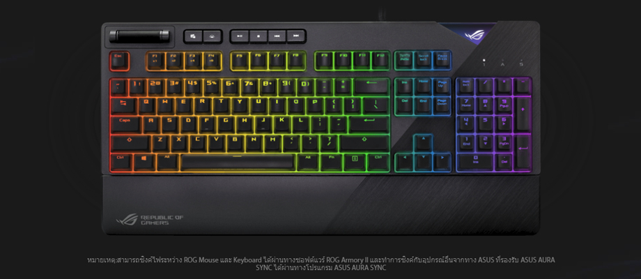 Asus Strix Flare keyboard review Asus Strix Flare keyboard รีวิว
