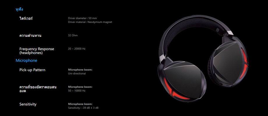 ROG Strix F300 Tech Spec ROG Strix F300 สเปค